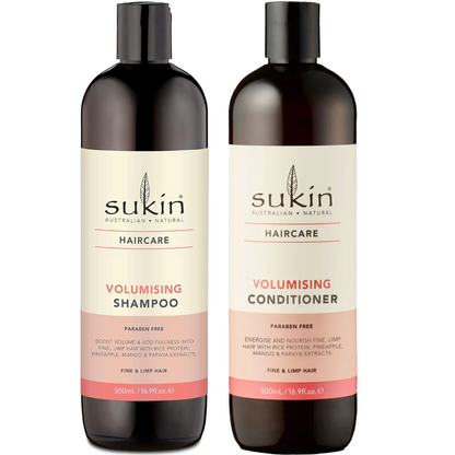Sukin Volumising Shampoo & Conditioner Twin 2 x 500ml