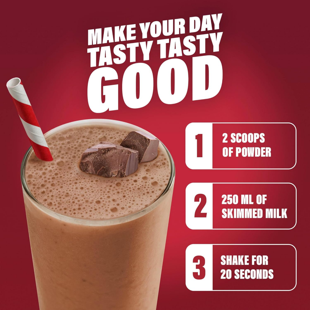 SlimFast Tasty Balanced Meal Powder Chocolate Tub 600g