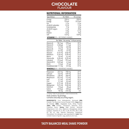 SlimFast Tasty Balanced Meal Powder Chocolate Tub 600g