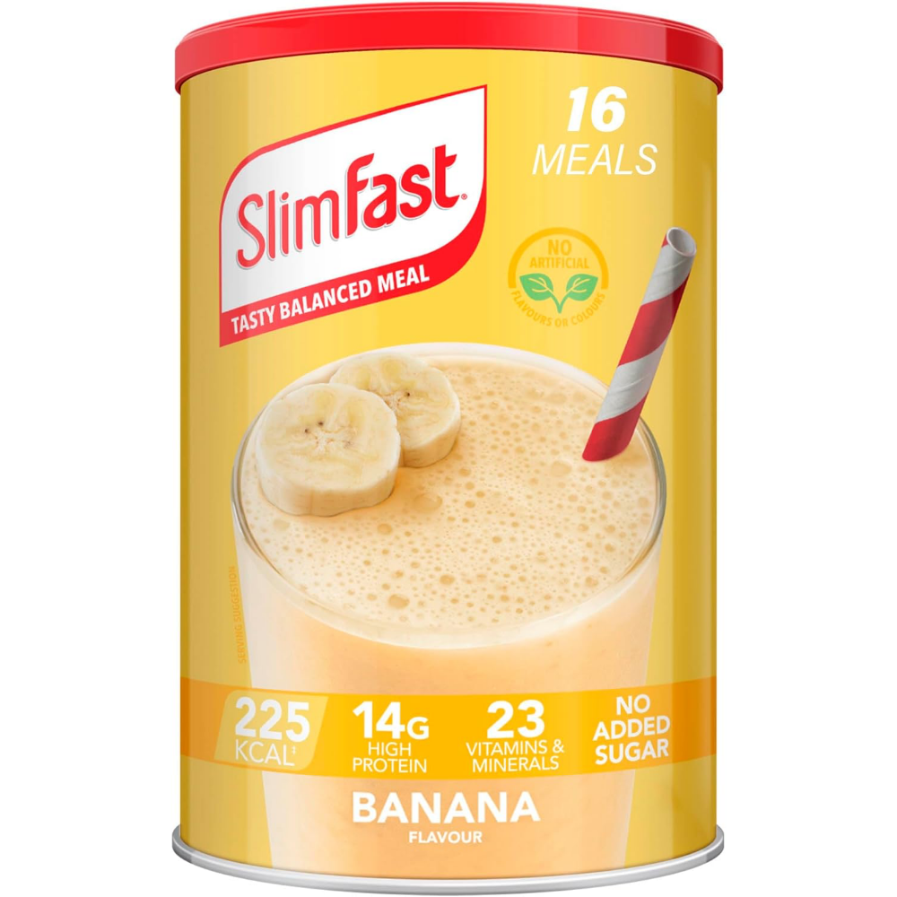 SlimFast Tasty Balanced Meal Powder Banana Tub 584g