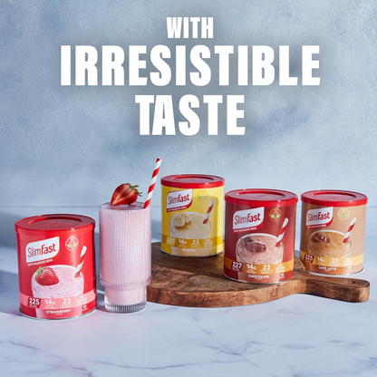 SlimFast Tasty Balanced Meal Powder Raspberry & White Chocolate Tub 584g