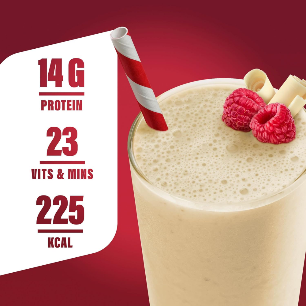 SlimFast Tasty Balanced Meal Powder Raspberry & White Chocolate Tub 584g