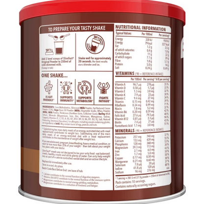 SlimFast Tasty Balanced Meal Powder Chocolate Tub 1825g