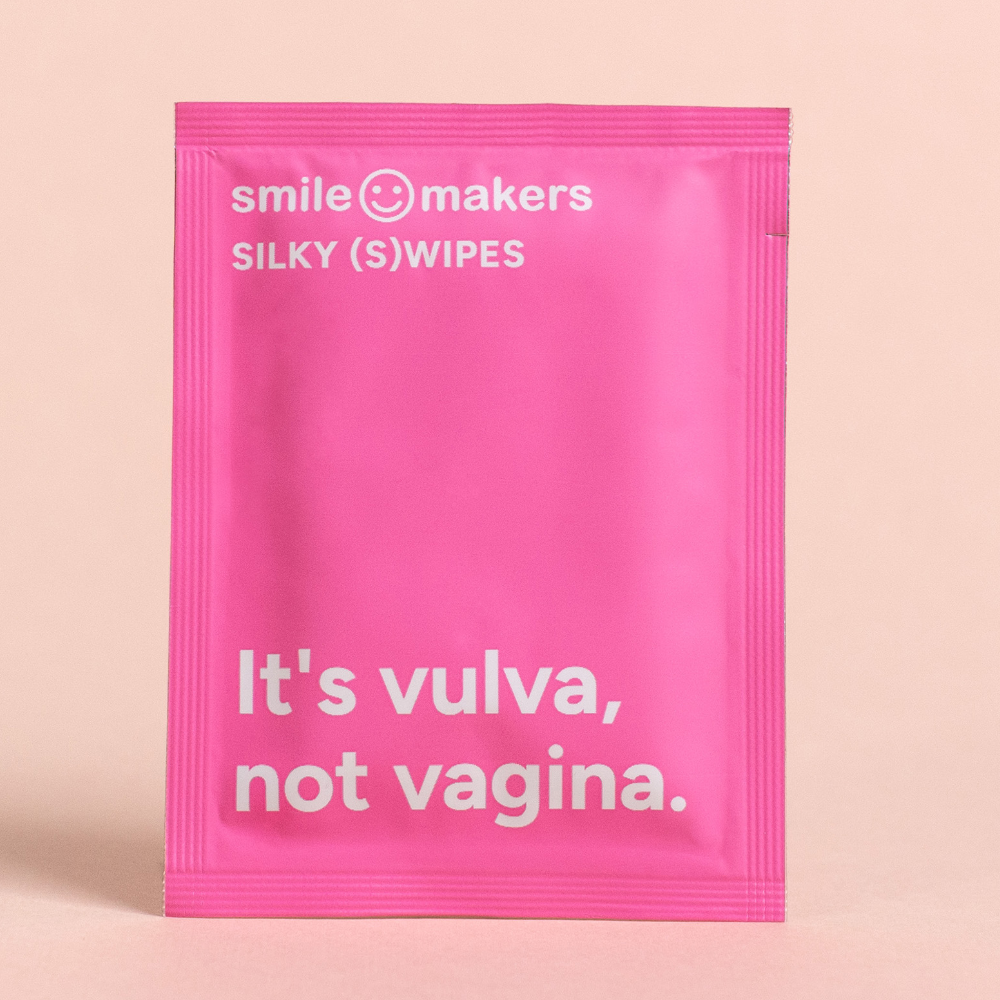 Smile Makers Silky Swipes Intimate Wipes x12