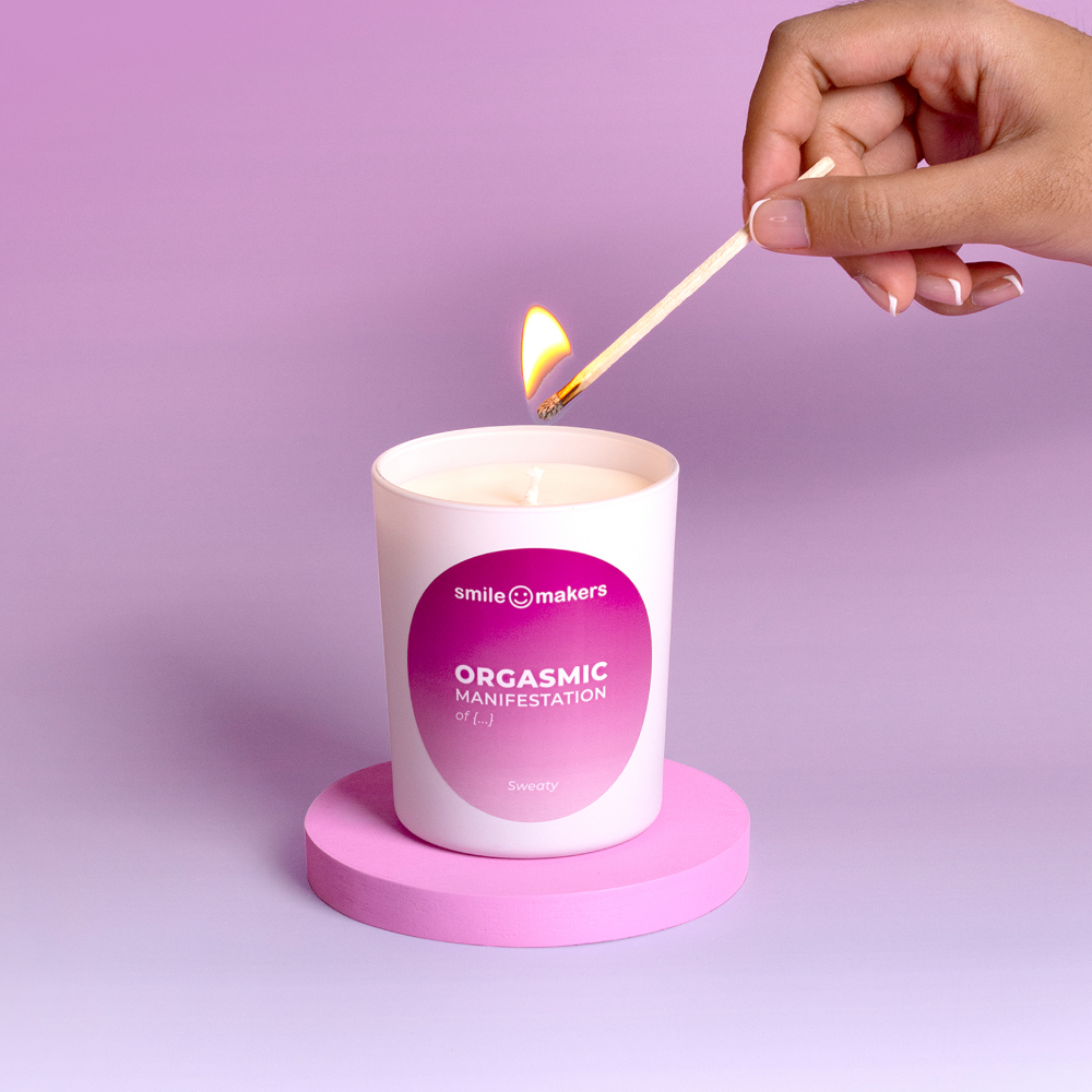 Smile Makers Sweaty Orgasmic Manifestation Jar Candle
