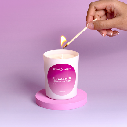 Smile Makers Sweaty Orgasmic Manifestation Jar Candle