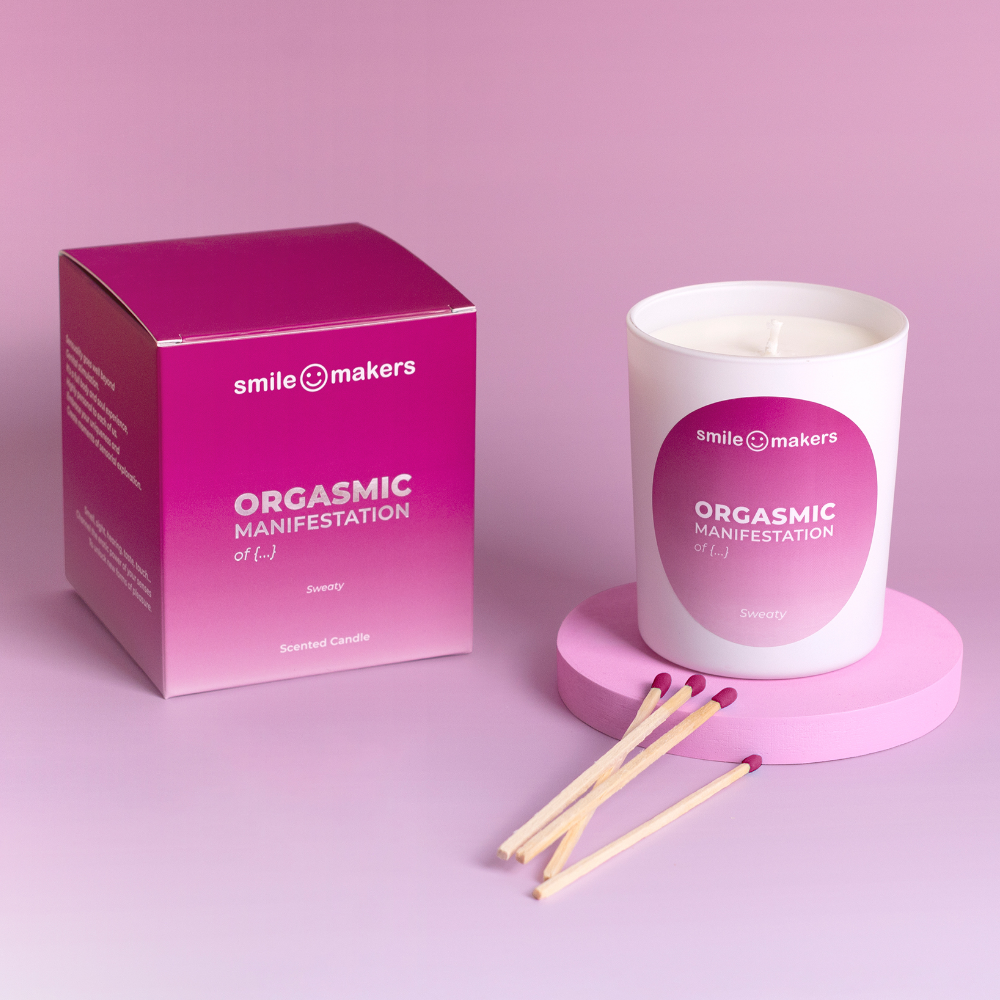 Smile Makers Sweaty Orgasmic Manifestation Jar Candle
