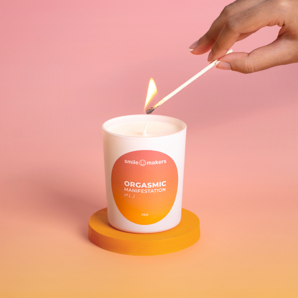 Smile Makers Hot Orgasmic Manifestation Jar Candle