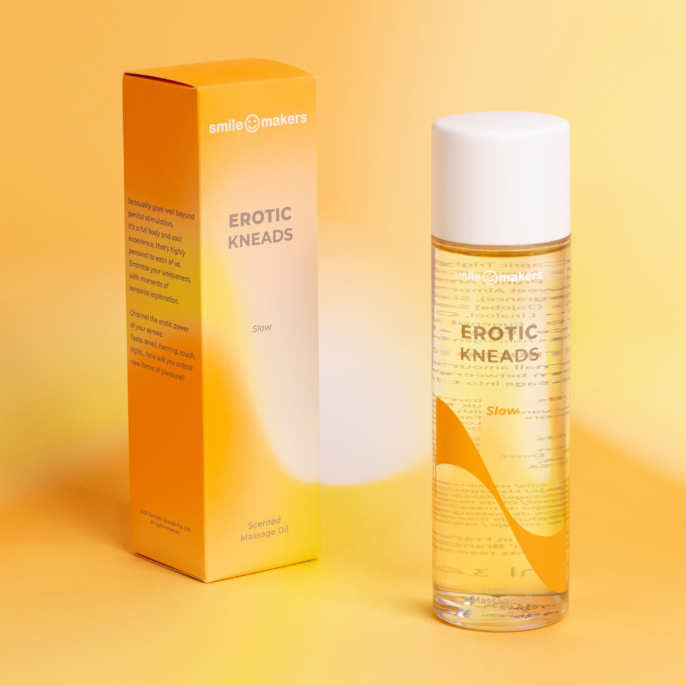 Smile Makers Slow Erotic Kneads Scented Massage Oil 100ml