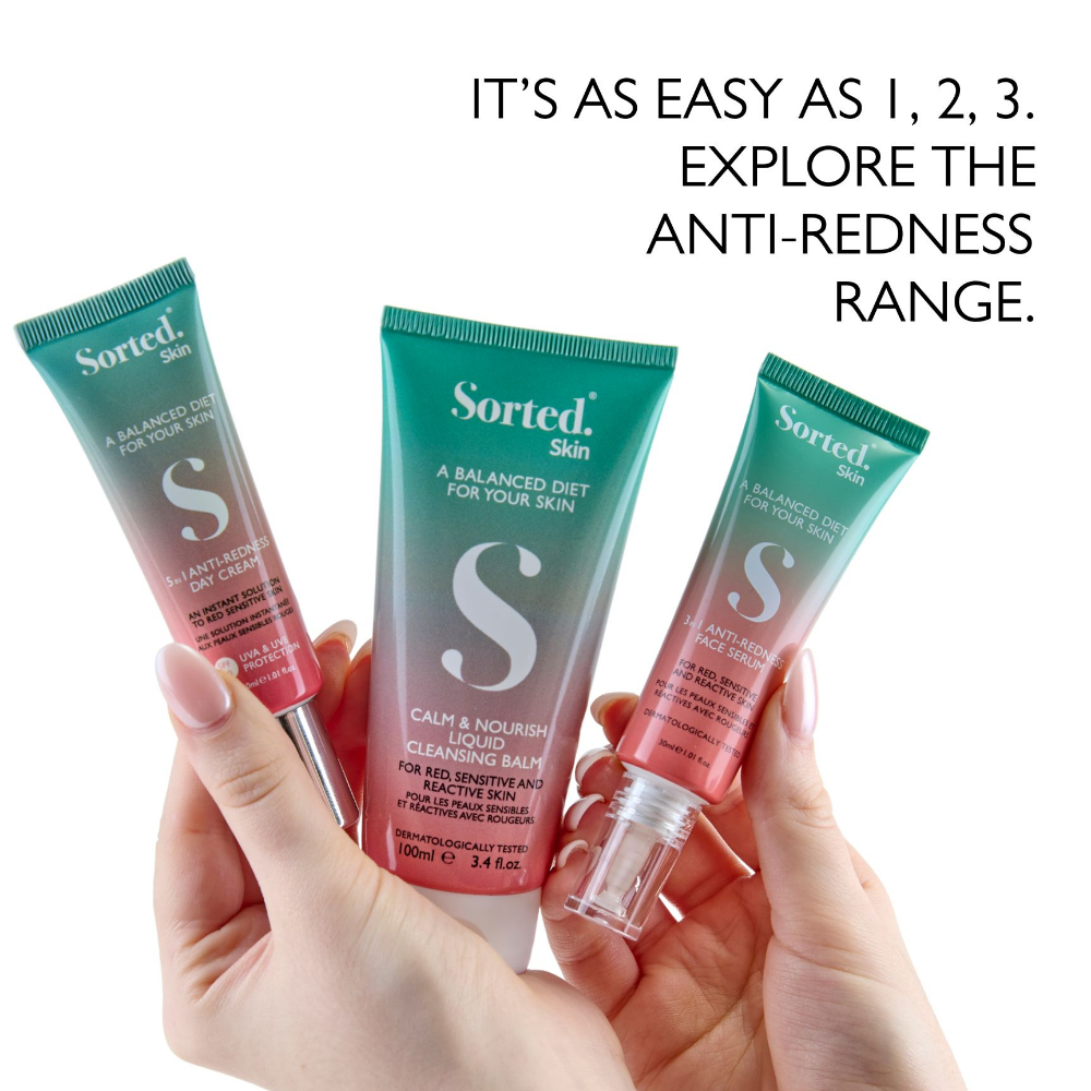 Sorted Skin 3-In-1 Anti-Redness Face Serum 30ml
