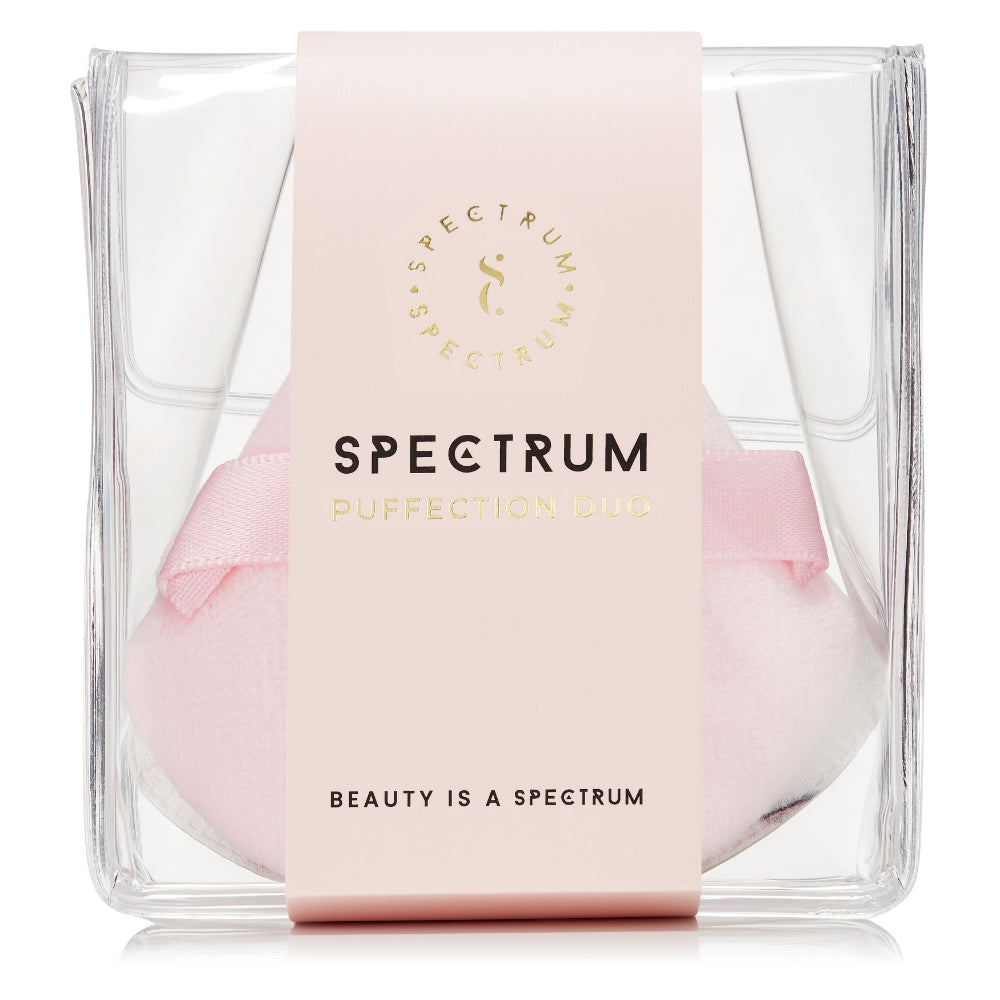 Spectrum Collections Pink Velour & Marble Rubycell Puffection Makeup Puff Duo