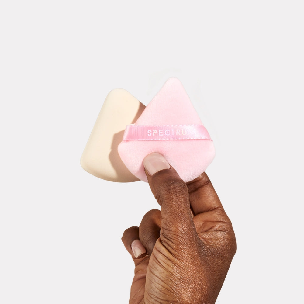 Spectrum Collections Pink Velour & Marble Rubycell Puffection Makeup Puff Duo