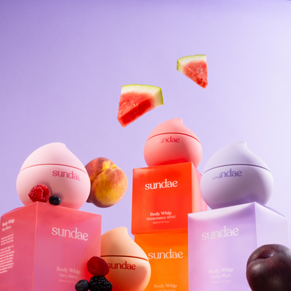 Sundae Body Whip Moisturiser Perky Plum 200ml