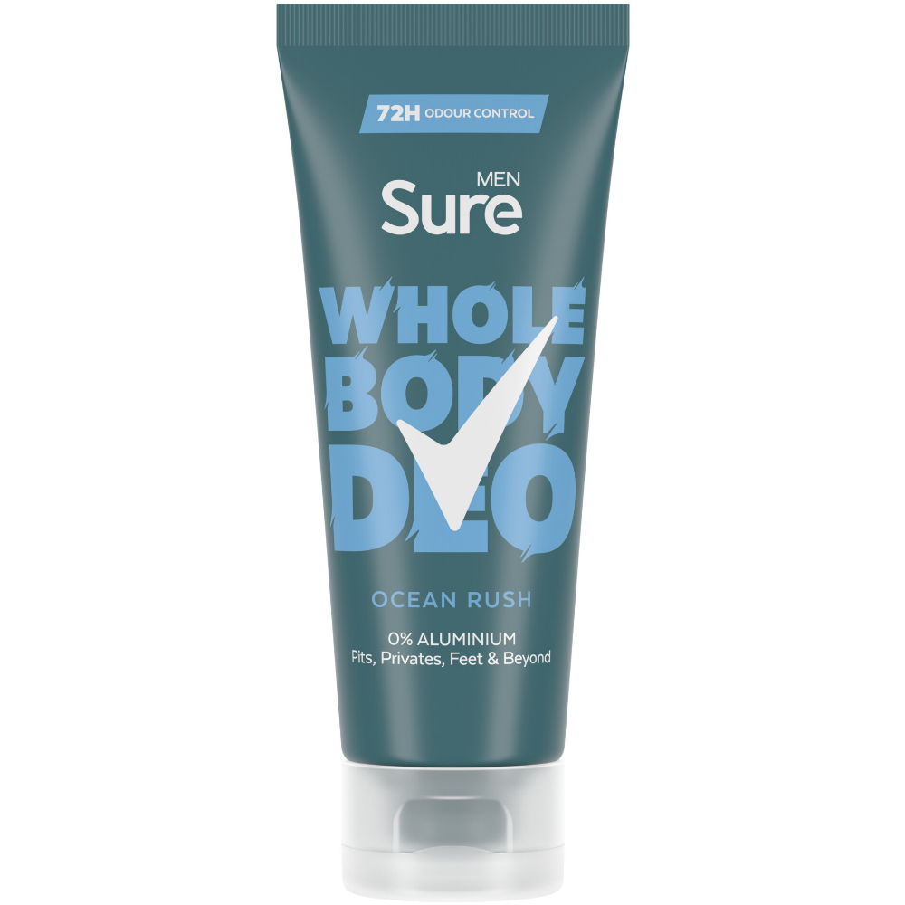 Sure Men Whole Body Deo 72h Ocean Rush Deodorant Cream 75ml