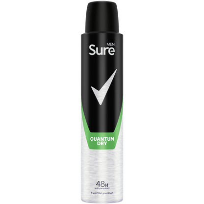 Sure Men Essential Protection 48h Quantum Dry Anti-Perspirant Deodorant Spray 200ml