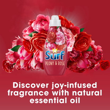 Surf Peony & Rose Concentrated Liquid Laundry Washing Detergent 24 Washes 648ml