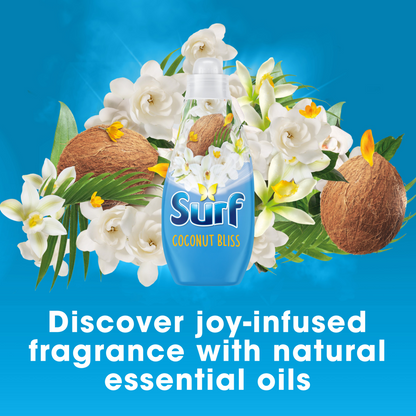 Surf Coconut Bliss Concentrated Liquid Laundry Washing Detergent 24 Washes 648ml