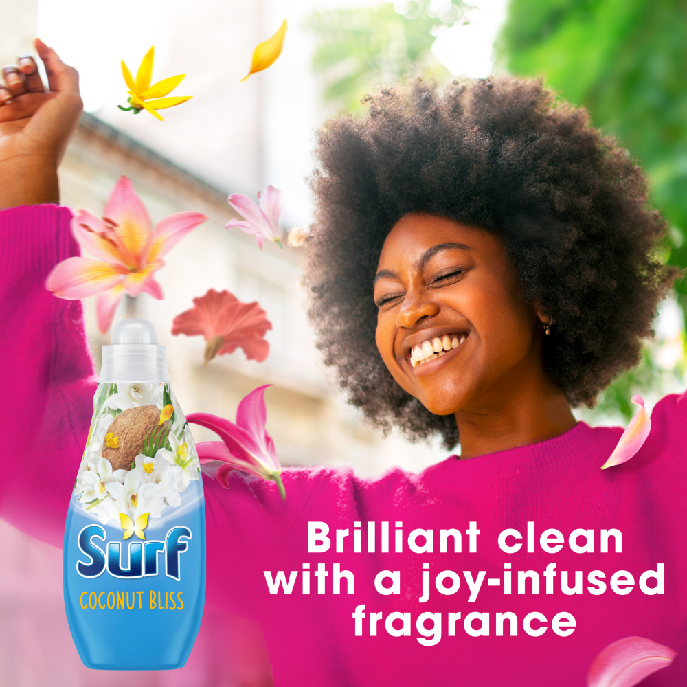 Surf Coconut Bliss Concentrated Liquid Laundry Washing Detergent 24 Washes 648ml