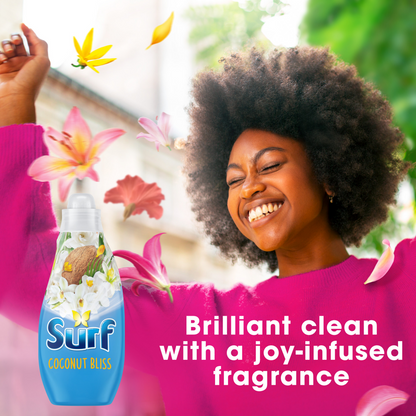 Surf Coconut Bliss Concentrated Liquid Laundry Washing Detergent 24 Washes 648ml