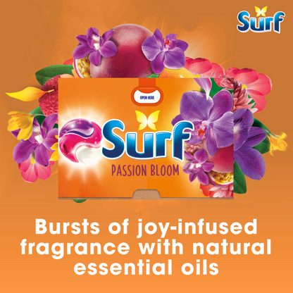 Surf Passion Bloom 3-In-1 Laundry Washing Detergent Capsules 51 Washes