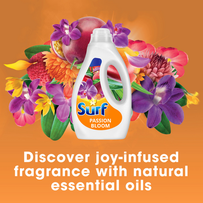 Surf Passion Bloom Concentrated Liquid Laundry Washing Detergent 95 Washes 2500ml