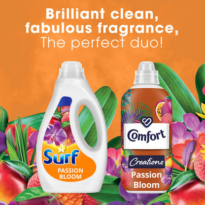 Surf Passion Bloom Concentrated Liquid Laundry Washing Detergent 95 Washes 2500ml