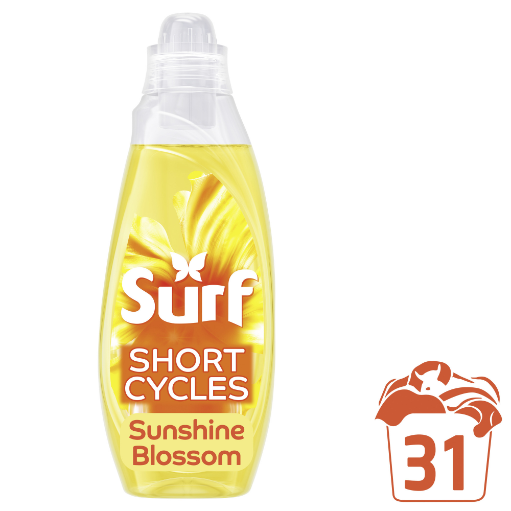 Surf Sunshine Blossom Concentrated Liquid Laundry Washing Detergent 31 Washes 837ml