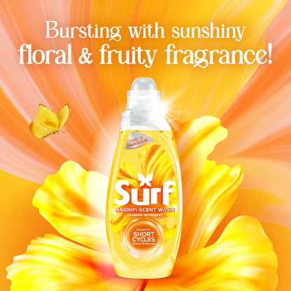 Surf Magnifi-Scent Wash Sunshine Blossom Liquid Laundry Washing Detergent 55 Washes 1485ml
