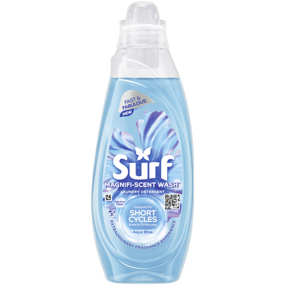 Surf Magnifi-Scent Wash Aqua Bliss Liquid Laundry Washing Detergent 31 Washes 837ml