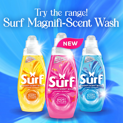 Surf Magnifi-Scent Wash Aqua Bliss Liquid Laundry Washing Detergent 55 Washes 1458ml