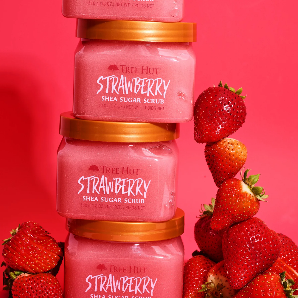Tree Hut Shea Sugar Scrub Strawberry 510g