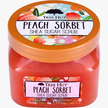 Tree Hut Shea Sugar Scrub Peach Sorbet 510g