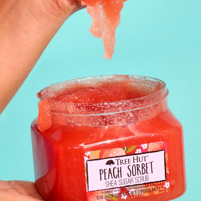 Tree Hut Shea Sugar Scrub Peach Sorbet 510g