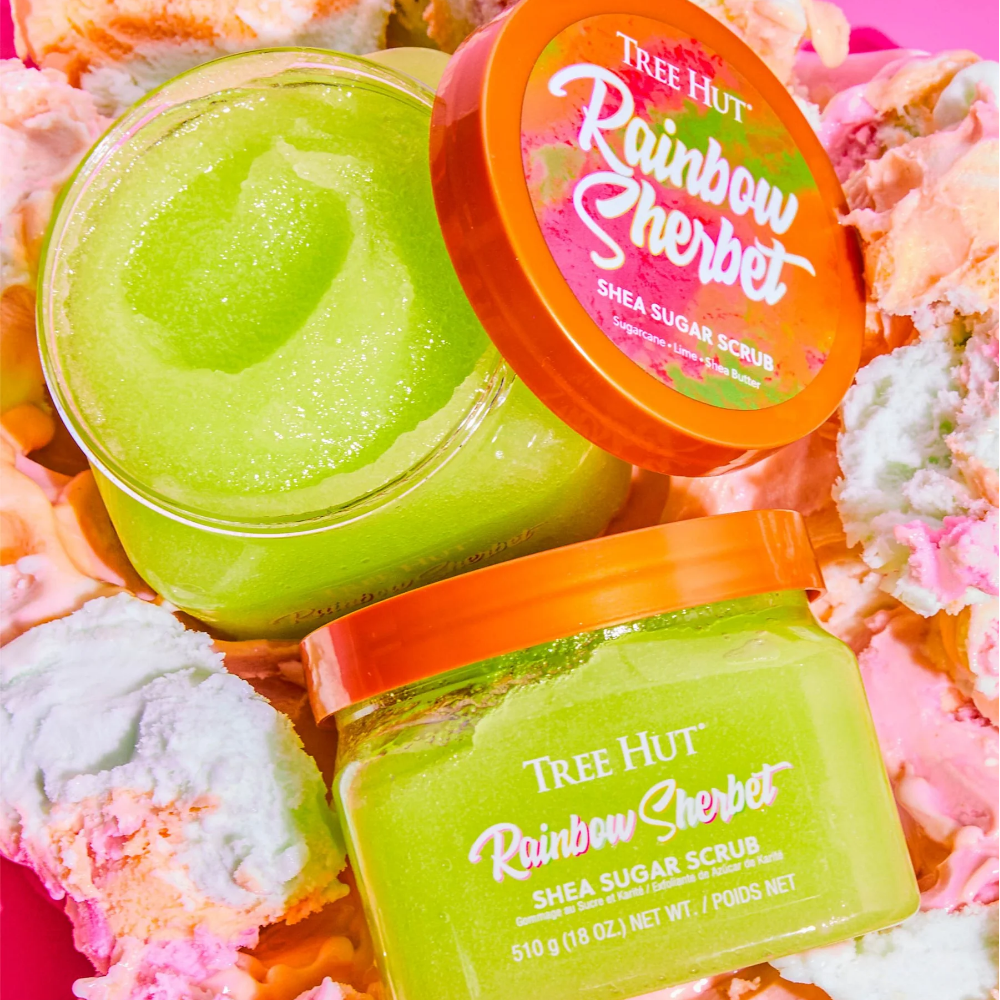 Tree Hut Shea Sugar Scrub Rainbow Sherbet 510g