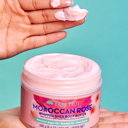 Tree Hut Whipped Shea Body Butter Moroccan Rose 240g