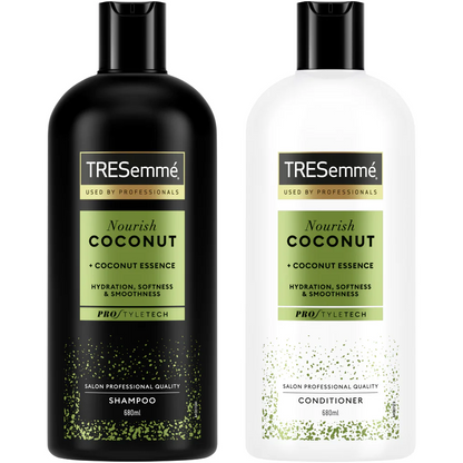TRESEmme Nourish Coconut Shampoo & Conditioner Twin 2 x 680ml