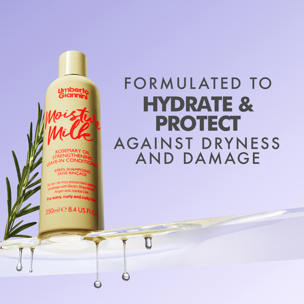 Umberto Giannini Moisture Milk Rosemary Oil Strengthening Leave-In Conditioner 250ml