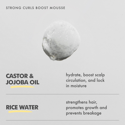 Umberto Giannini Boost Mousse Rosemary Oil Strengthening Styling Foam 290ml