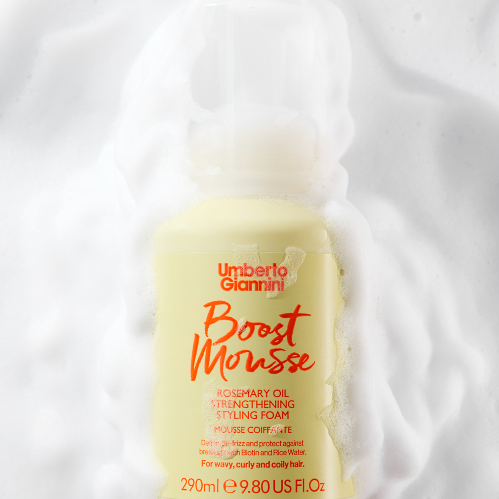 Umberto Giannini Boost Mousse Rosemary Oil Strengthening Styling Foam 290ml