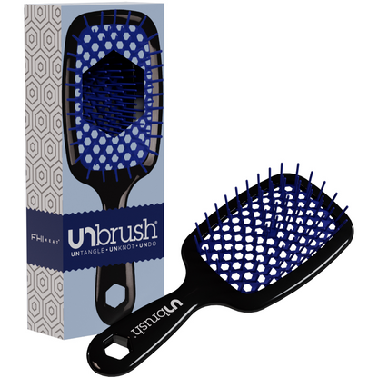 UNbrush Detangling Hair Brush Galaxy Blue
