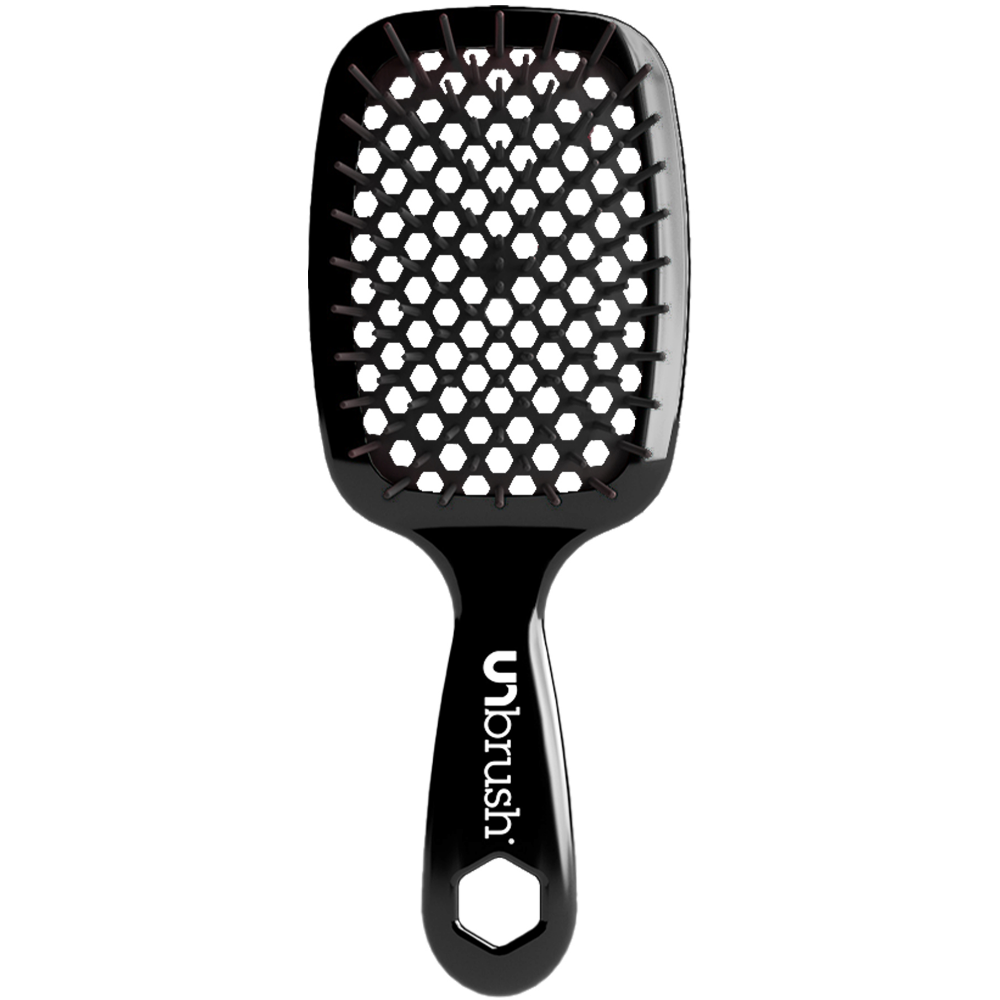 UNbrush Detangling Hair Brush Midnight Black