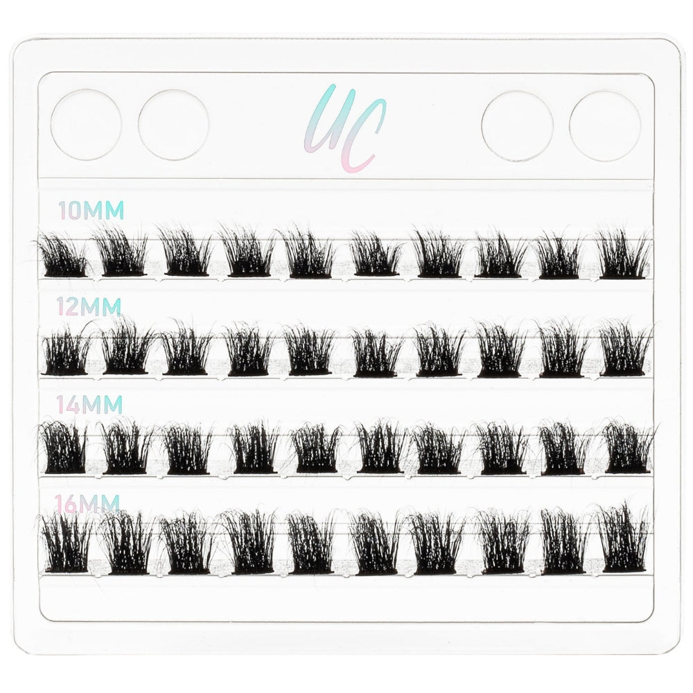 Unicorn Cosmetics No Fluffs Given Unbearlievable DIY Individual Lash Clusters Black