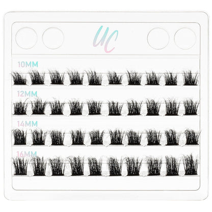 Unicorn Cosmetics No Fluffs Given Unbearlievable DIY Individual Lash Clusters Black