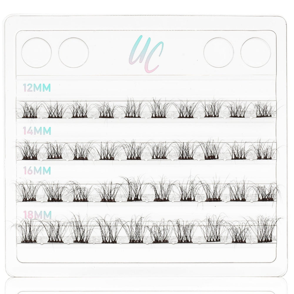 Unicorn Cosmetics What The Fluff Up Unbearlievable DIY Individual Lash Clusters Black