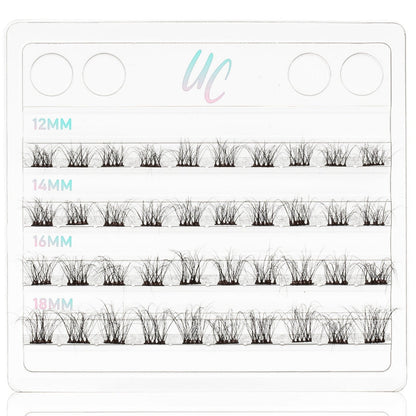 Unicorn Cosmetics What The Fluff Up Unbearlievable DIY Individual Lash Clusters Black