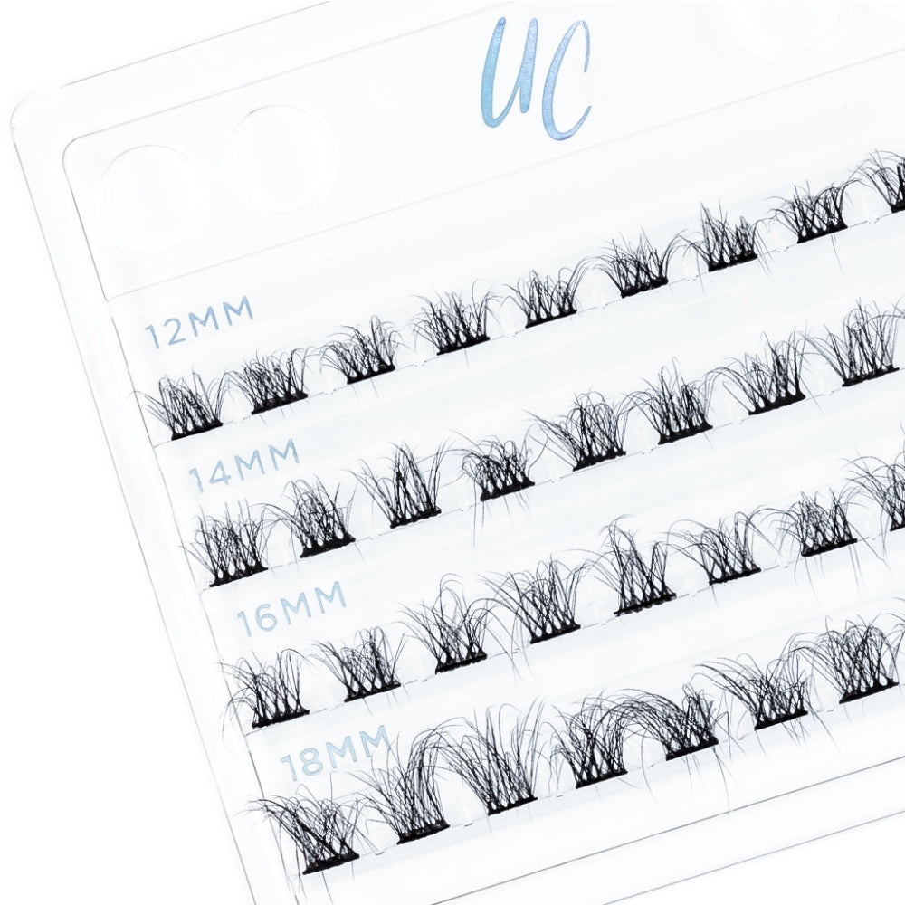 Unicorn Cosmetics What The Fluff Up Unbearlievable DIY Individual Lash Clusters Black