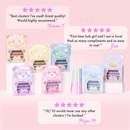 Unicorn Cosmetics What The Fluff Up Unbearlievable DIY Individual Lash Clusters Black