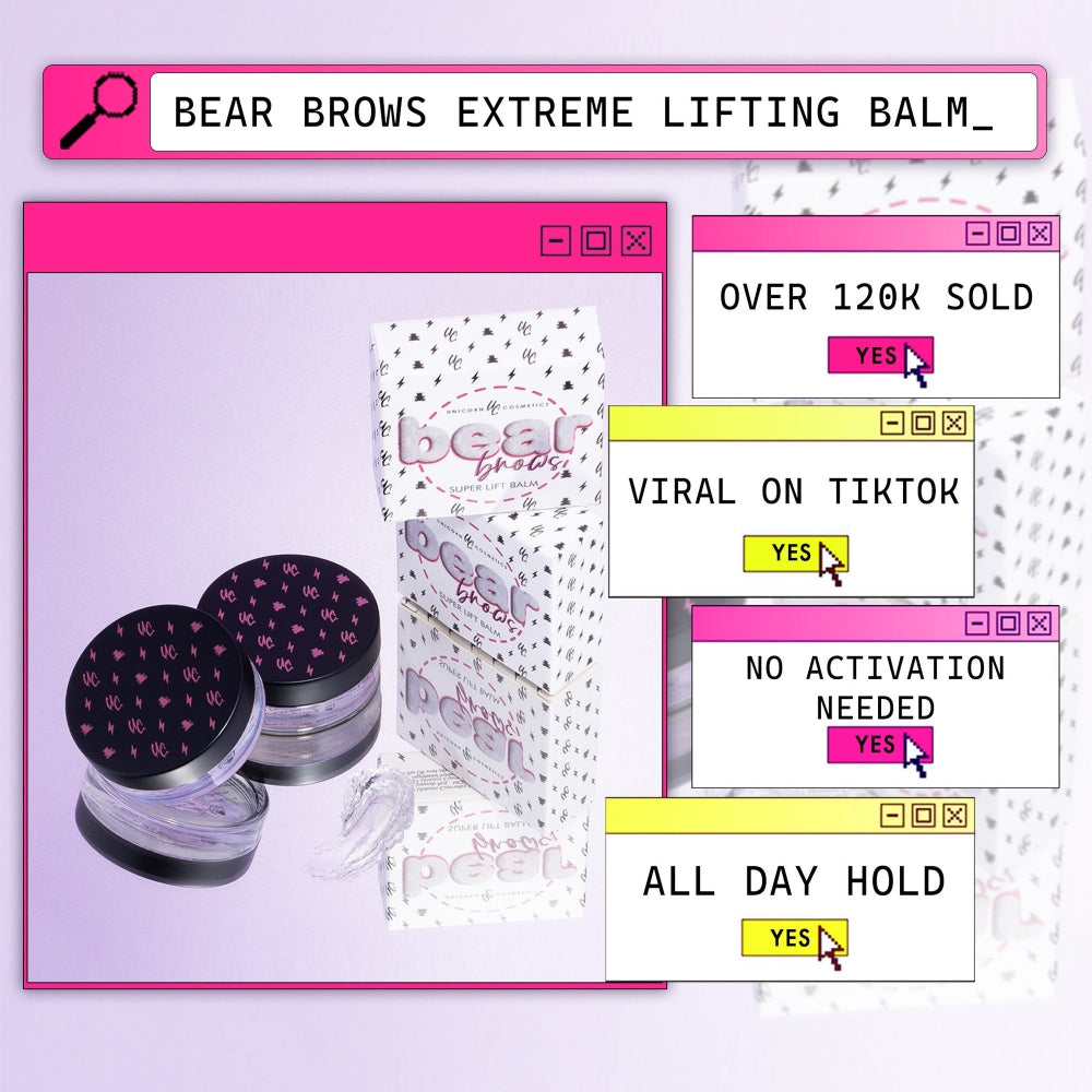 Unicorn Cosmetics Bear Brows Extreme Lifting Balm 14g