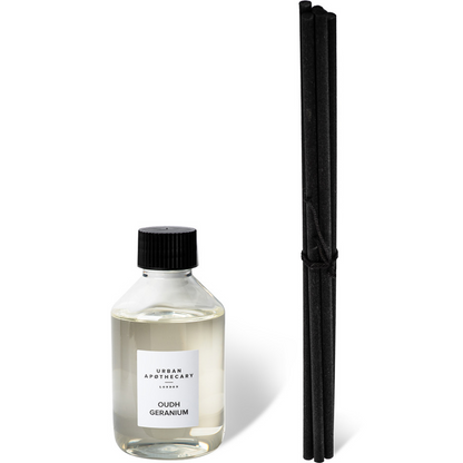 Urban Apothecary Oudh Geranium Signature Reed Diffuser Refill 200ml