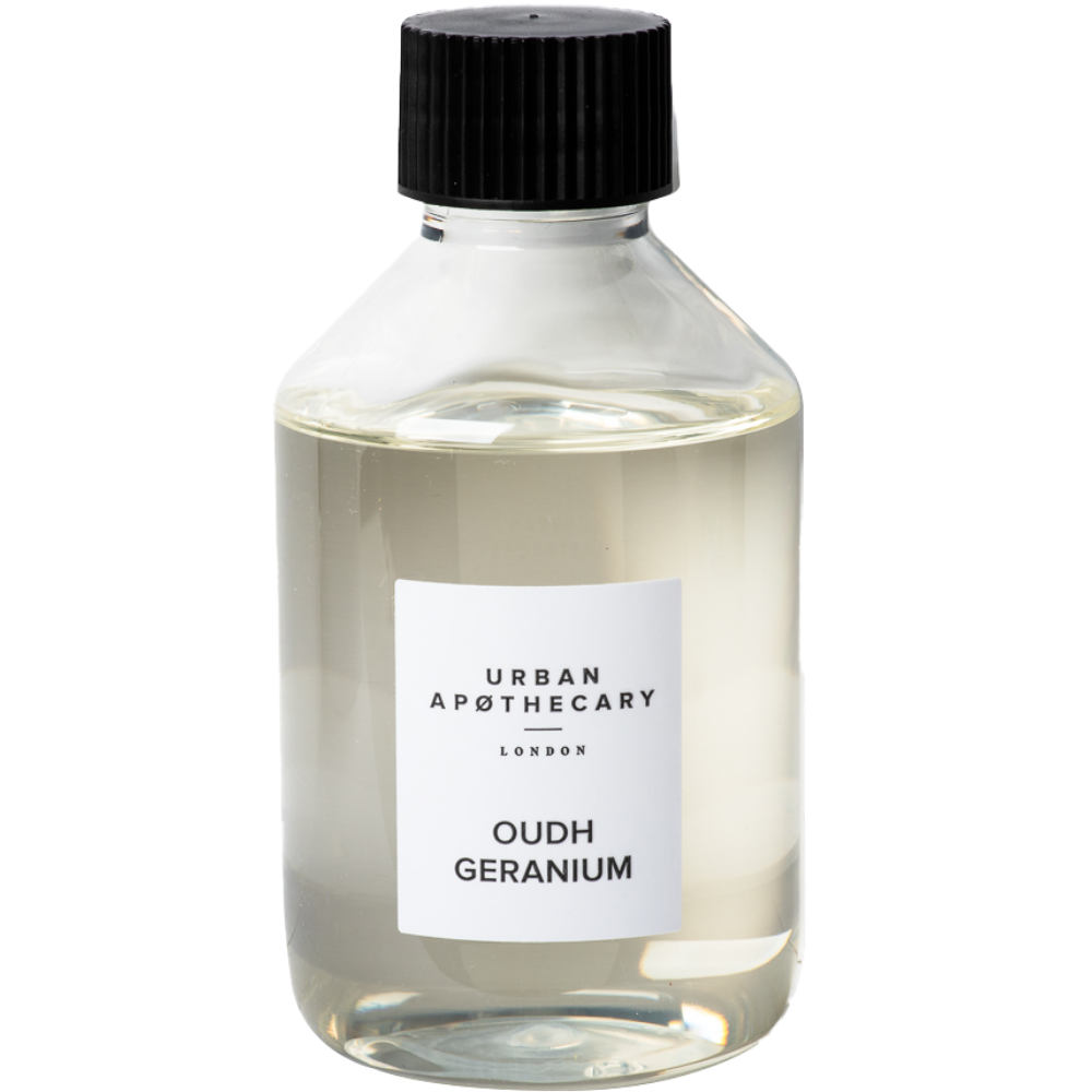 Urban Apothecary Oudh Geranium Signature Reed Diffuser Refill 200ml